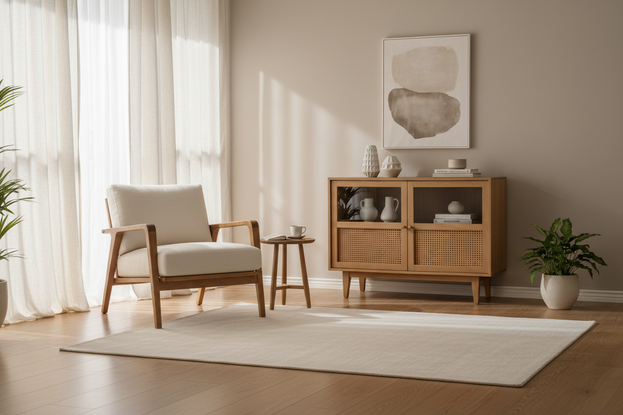 Cozy Scandinavian Living Corner