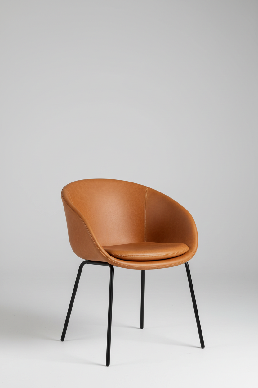Sculpt Dining Chair three-quarter angle view