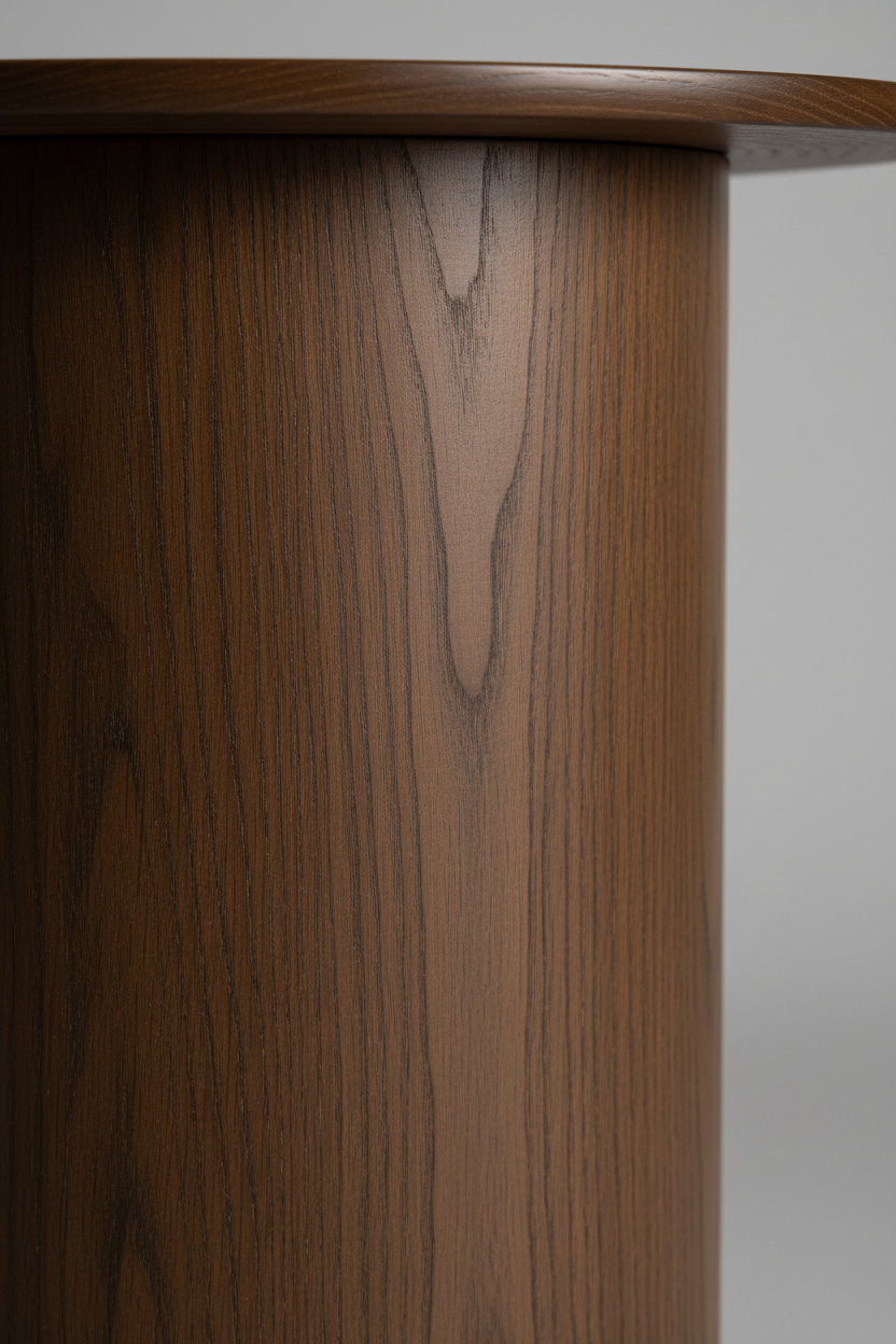 Side Accent Table in Coffee Oak — Texture Shot