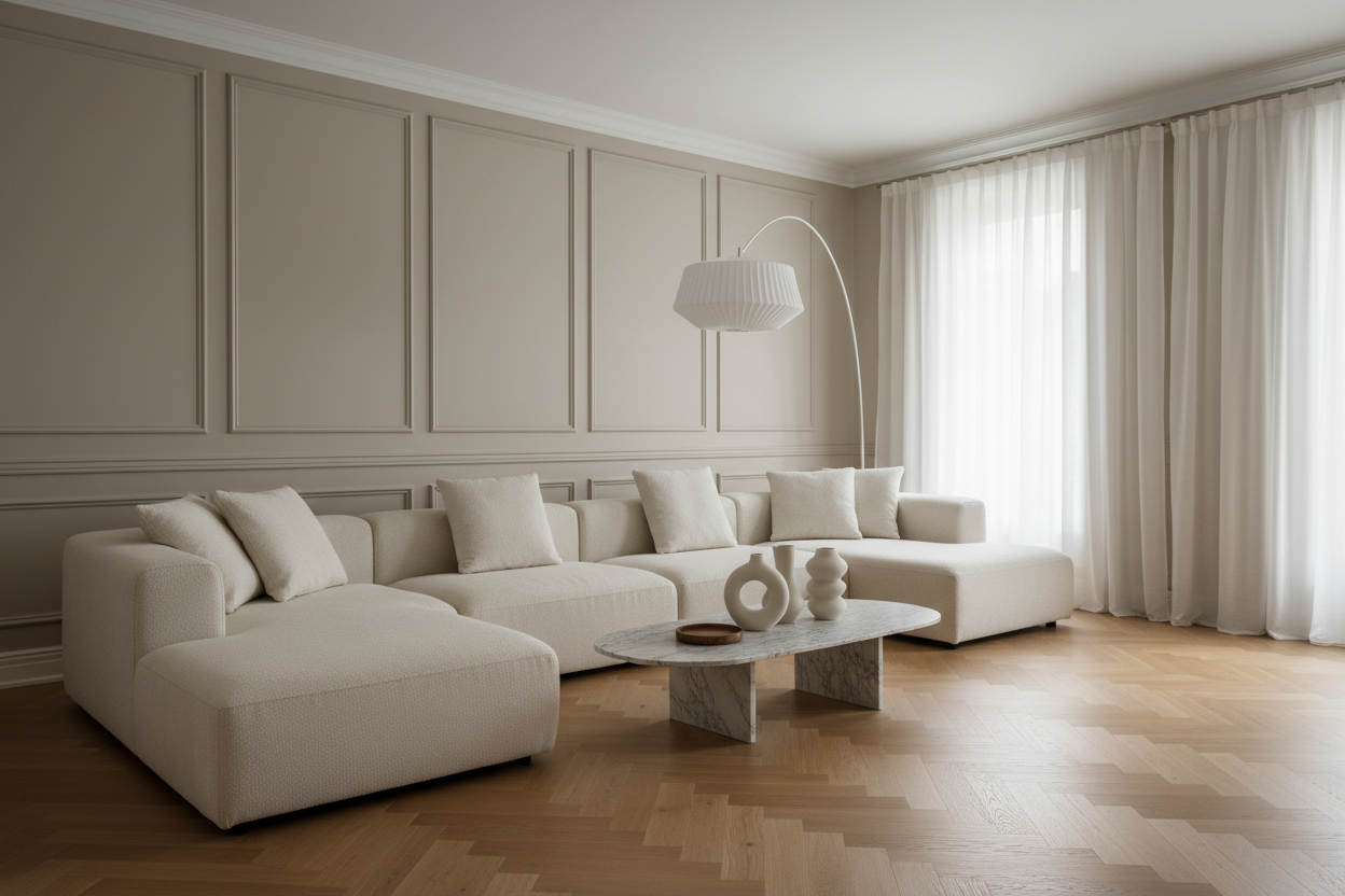 Luxury Minimalist Living Room