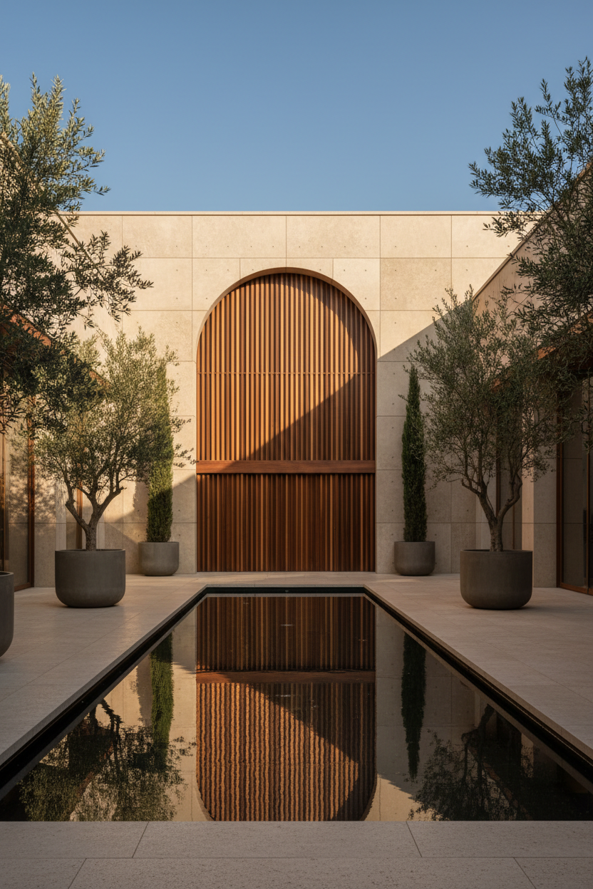 Modern Outdoor Courtyard